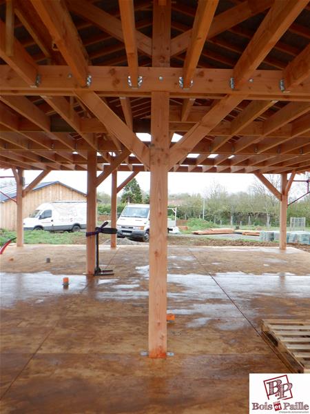 Maison isolée en paille sur dalle bois en Vendée (85)
